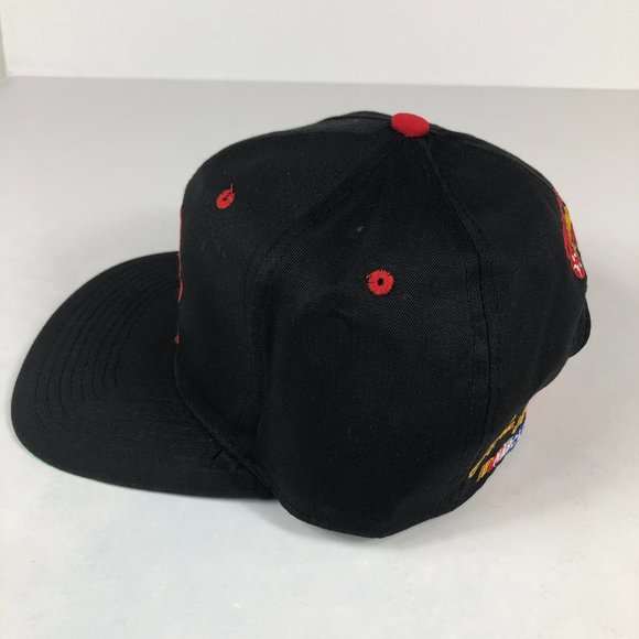 Texaco Halvoline Racing Ernie Irvan Hat Snap Back Adjustable Black Embroidered - Picture 6 of 12